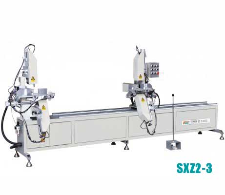 塑料门窗双头三轴水槽铣床