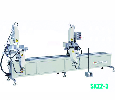 塑料门窗双头三轴水槽铣床