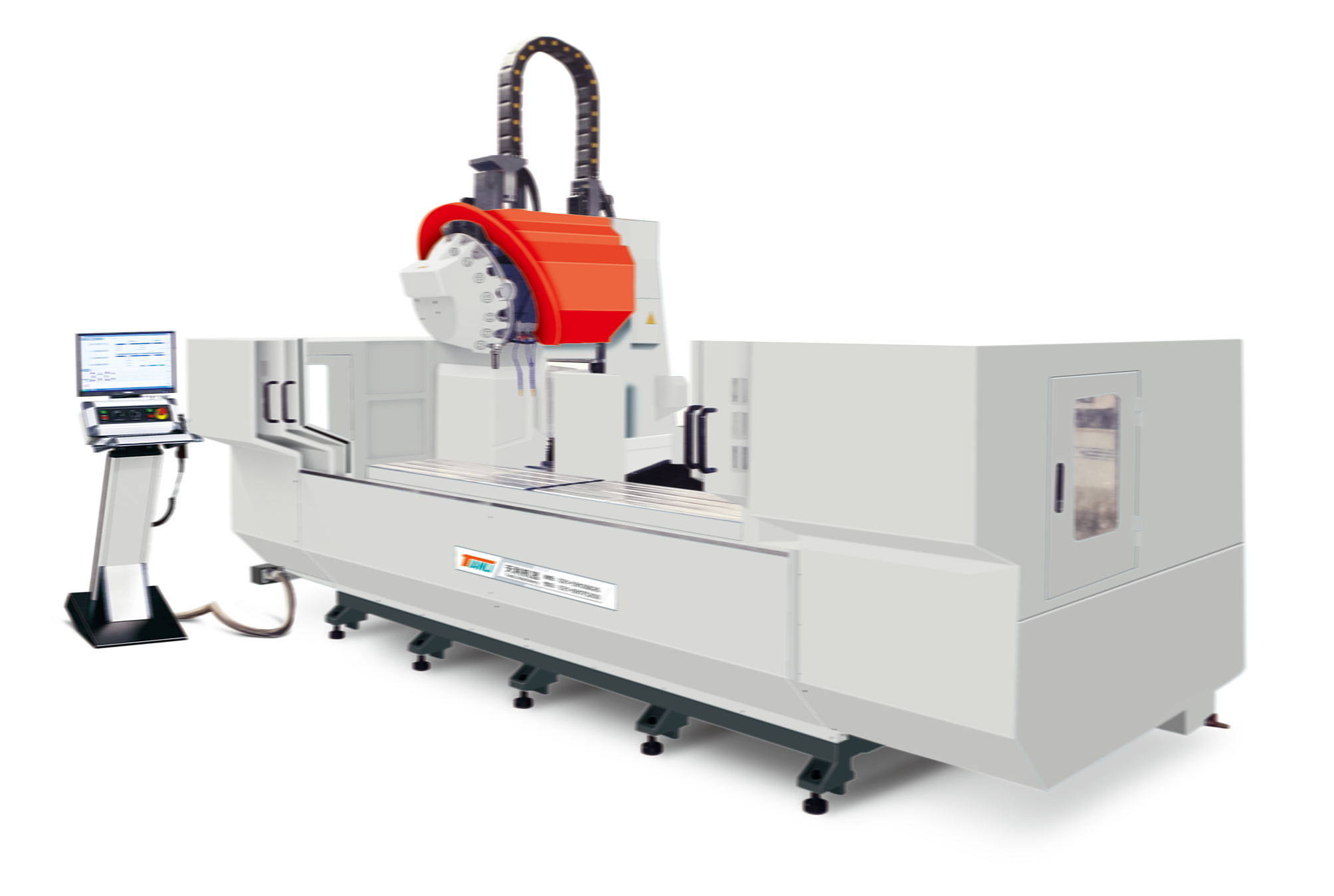 铝型材复合数控加工中心_天利机器