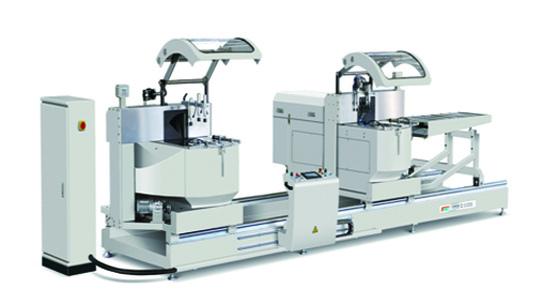 铝工业型材数控重型任意角双头切割锯-上海天利机器